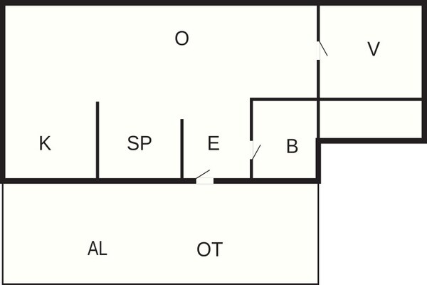 Foto van Huisje aan het meer van Gardsjon Lidsjoberg - Vakantiehuis in Lidsjöberg - FloorPlan