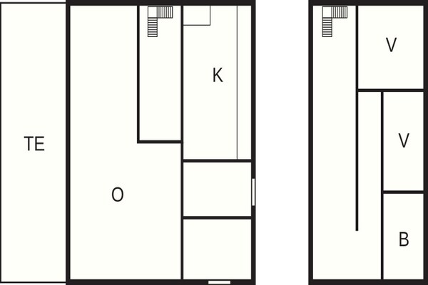 Foto van 4 Personen vakantie huis in Thyborøn - Vakantiehuis in Thyborøn - FloorPlan