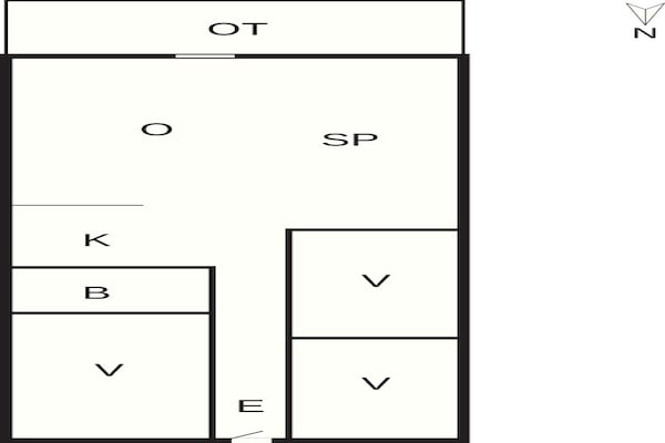 Foto van 6 Personen vakantie huis in Jerup - Vakantiehuis in Jerup - FloorPlan