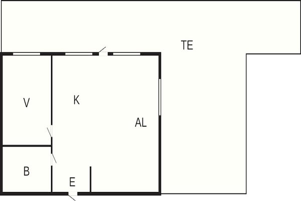 Foto van Cottage met uitzicht op zee en sauna - Vakantiehuis in VÄDDÖ - FloorPlan