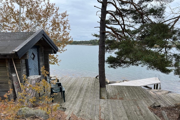 Foto van Hut aan zee met privésauna - Vakantiehuis in ORNÖ - Outdoor
