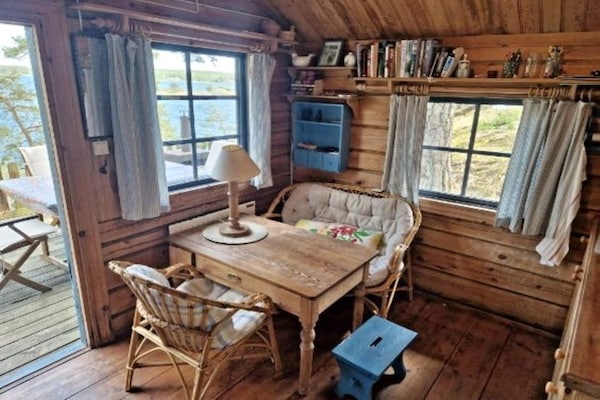 Foto van Hut aan zee met privésauna - Vakantiehuis in ORNÖ - Indoor