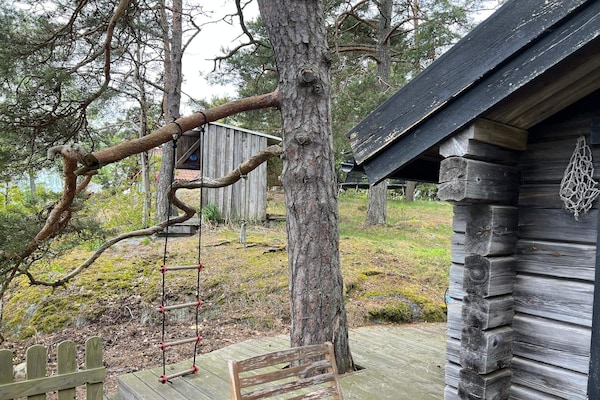 Foto van Hut aan zee met privésauna - Vakantiehuis in ORNÖ - Indoor