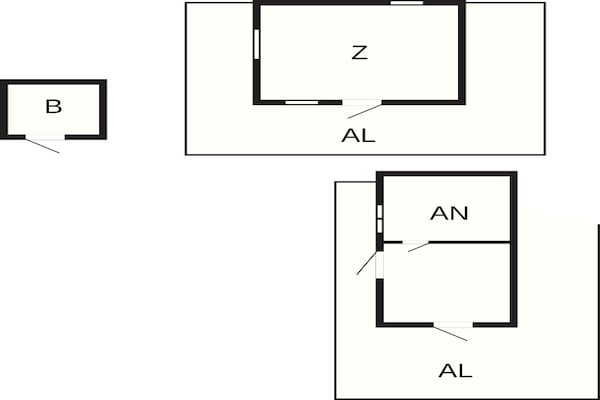 Foto van Hut aan zee met privésauna - Vakantiehuis in ORNÖ - FloorPlan