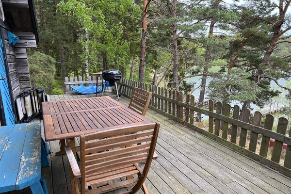Foto van Hut aan zee met privésauna - Vakantiehuis in ORNÖ - Outdoor