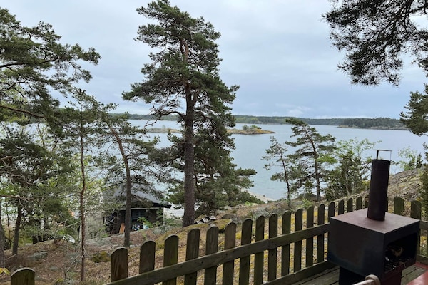 Foto van Hut aan zee met privésauna - Vakantiehuis in ORNÖ - Outdoor