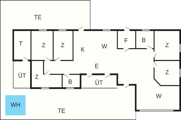Foto van 5 sterren vakantie huis in Hadsund - Vakantiehuis in Hadsund - FloorPlan