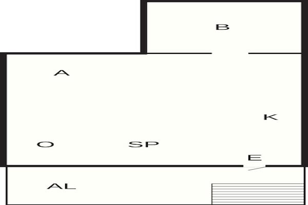 Foto van 4 Personen vakantie huis in KÖPINGSVIK - Vakantiehuis in KÖPINGSVIK - FloorPlan