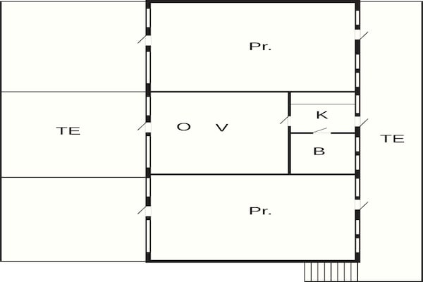 Foto van 6 Personen vakantie huis in Svaneke - Vakantiehuis in Svaneke - FloorPlan