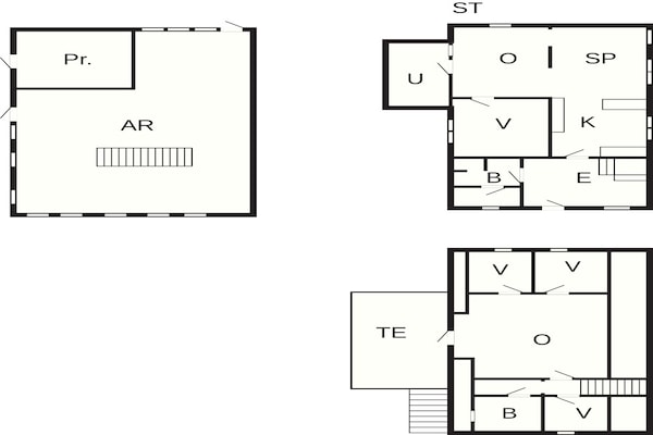 Foto van 4 sterren vakantie huis in Henne - Vakantiehuis in Henne - FloorPlan