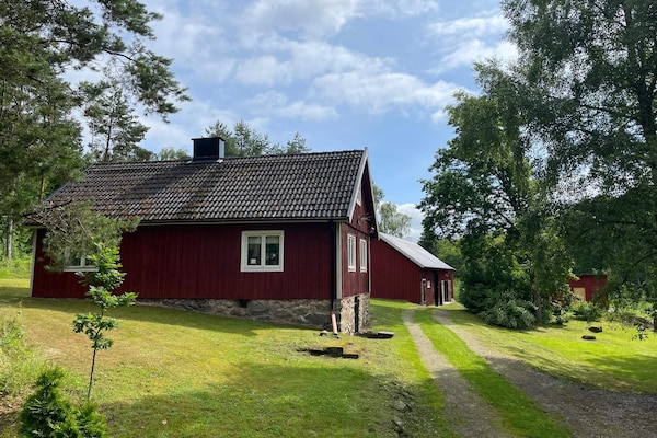 Foto van Rustig bosretraite met huisje - Vakantiehuis in ARKELSTORP - Outdoor