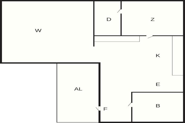 Foto van Rustig bosretraite met huisje - Vakantiehuis in ARKELSTORP - FloorPlan