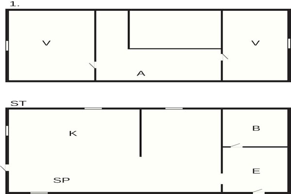 Foto van 5 Personen vakantie huis in Lundby - Vakantiehuis in Lundby - FloorPlan