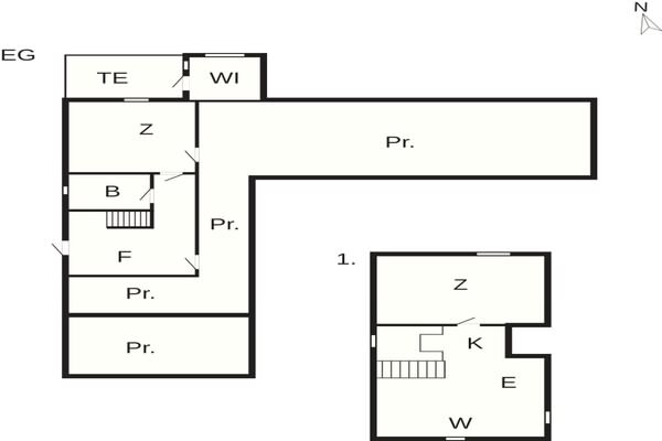 Foto van 6 Personen vakantie huis in Thisted - Vakantiehuis in Thisted - FloorPlan