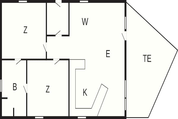 Foto van 4 sterren vakantie huis in FRIEDRICHKOOG - Vakantiehuis in FRIEDRICHKOOG - FloorPlan