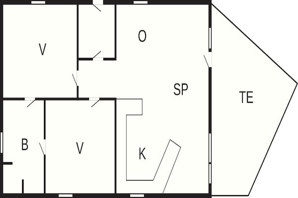 Foto van 4 sterren vakantie huis in FRIEDRICHKOOG - Vakantiehuis in FRIEDRICHKOOG - FloorPlan