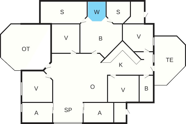Foto van 4 sterren vakantie huis in FRIEDRICHKOOG - Vakantiehuis in FRIEDRICHKOOG - FloorPlan