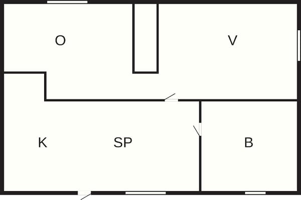 Foto van 4 Personen vakantie huis in TORUP - Vakantiehuis in TORUP - FloorPlan