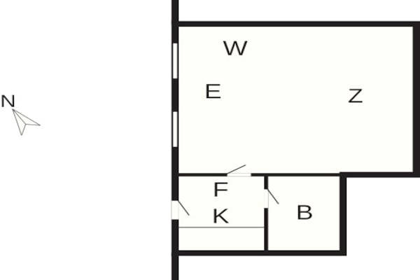 Foto van 4 Personen vakantie huis in Højer - Vakantiehuis in Højer - FloorPlan