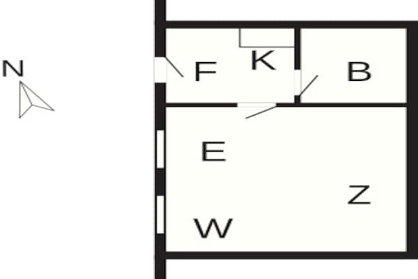 Foto van 4 Personen vakantie huis in Højer - Vakantiehuis in Højer - FloorPlan