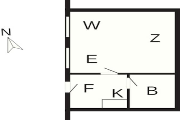 Foto van 4 Personen vakantie huis in Højer - Vakantiehuis in Højer - FloorPlan