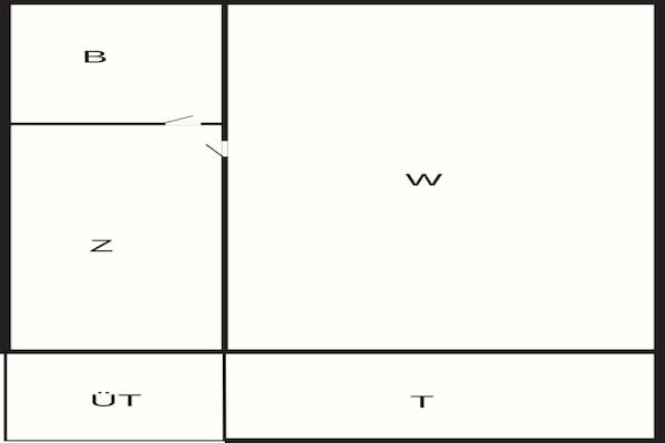 Foto van 3 Personen vakantie huis in Gråsten - Vakantiehuis in Gråsten - FloorPlan