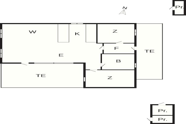 Foto van 4 sterren vakantie huis in Løgstør - Vakantiehuis in Løgstør - FloorPlan