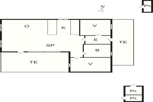 Foto van 4 sterren vakantie huis in Løgstør - Vakantiehuis in Løgstør - FloorPlan