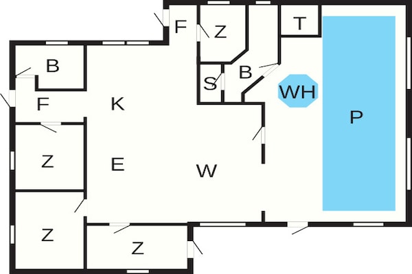 Foto van 10 persoons vakantie huis in Hadsund-By Traum - Vakantiehuis in Hadsund - FloorPlan