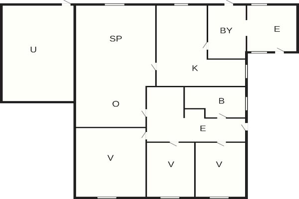 Foto van 6 Personen vakantie huis in Lemvig - Vakantiehuis in Lemvig - FloorPlan