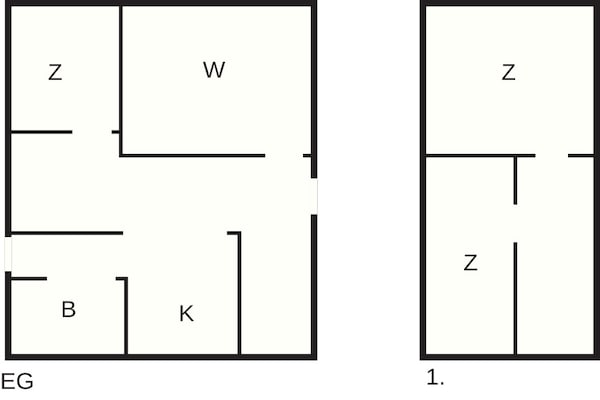 Foto van 5 Personen vakantie huis in FLISBY - Vakantiehuis in FLISBY - FloorPlan