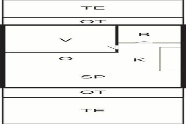 Foto van 4 Personen vakantie huis in Rømø - Vakantiehuis in Rømø - FloorPlan