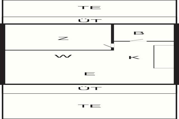 Foto van 4 Personen vakantie huis in Rømø - Vakantiehuis in Rømø - FloorPlan