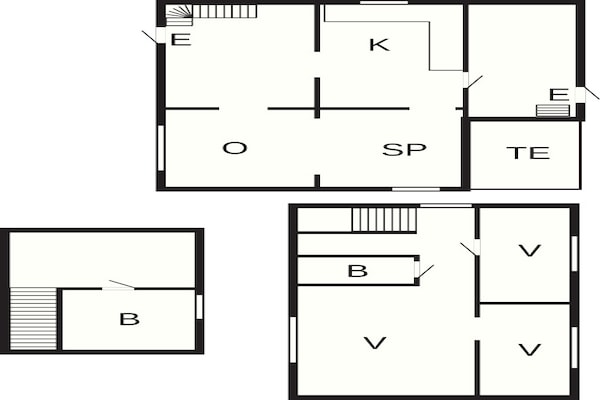 Foto van 5 Personen vakantie huis in Tving - Vakantiehuis in Tving - FloorPlan
