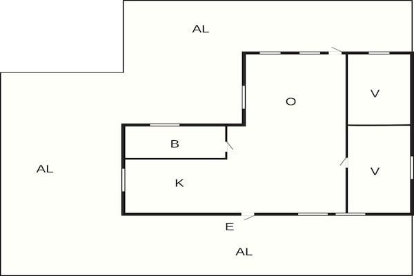 Foto van 4 sterren vakantie huis in VÄRMDÖ - Vakantiehuis in VÄRMDÖ - FloorPlan