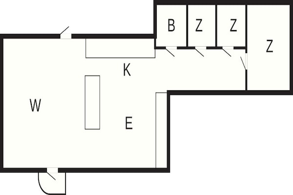 Foto van 6 Personen vakantie huis in LÖTTORP - Vakantiehuis in LÖTTORP - FloorPlan