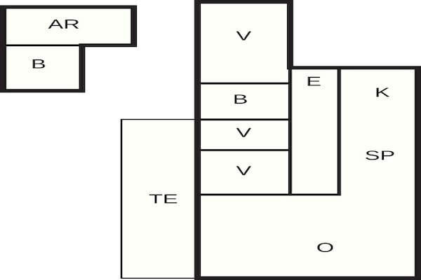 Foto van 5 sterren vakantie huis in Løkken - Vakantiehuis in Løkken - FloorPlan