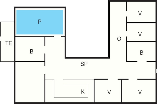 Foto van 5 sterren vakantie huis in Blokhus - Vakantiehuis in Blokhus - FloorPlan