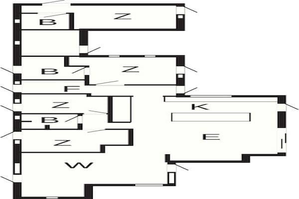 Foto van 4 sterren vakantie huis in Gilleleje - Vakantiehuis in Gilleleje - FloorPlan