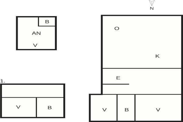 Foto van 5 sterren vakantie huis in Skagen - Vakantiehuis in Skagen - FloorPlan