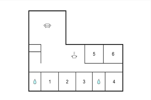 Foto van 5 sterren vakantie huis in Fårvang - Vakantiehuis in Fårvang - FloorPlan