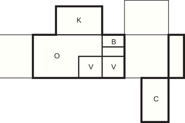Foto van 4 Personen vakantie huis in Fårvang - Vakantiehuis in Fårvang - FloorPlan
