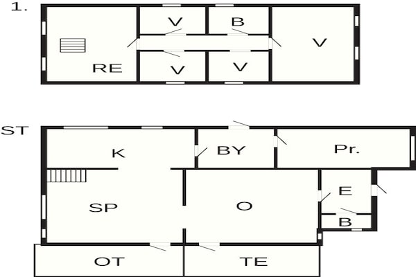 Foto van 6 Personen vakantie huis in Hadsund - Vakantiehuis in Hadsund - FloorPlan