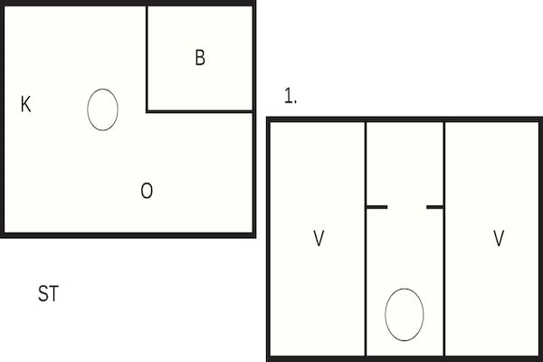 Foto van 6 Personen vakantie huis in Samsø - Vakantiehuis in Samsø - FloorPlan