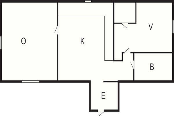 Foto van 5 Personen vakantie huis in Årsunda - Vakantiehuis in Årsunda - FloorPlan