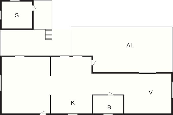 Foto van 4 Personen vakantie huis in INGARÖ - Vakantiehuis in INGARÖ - FloorPlan