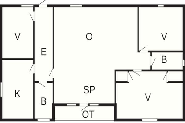 Foto van 5 persoons vakantie huis in Vejers Strand-By Traum - FloorPlan