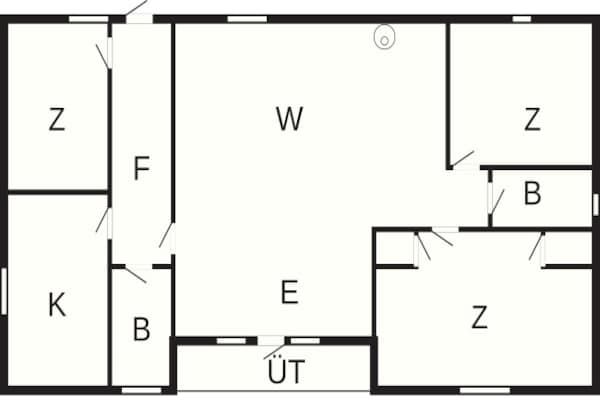 Foto van 5 persoons vakantie huis in Vejers Strand-By Traum - FloorPlan