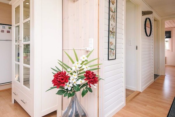 Foto van Huis met houtkachel en aanbouw - Vakantiehuis in Hemmet - Indoor