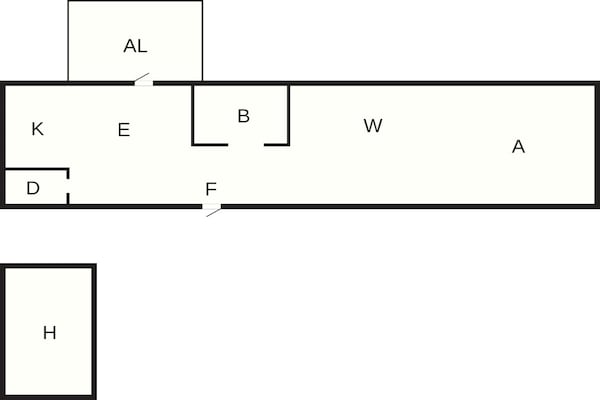 Foto van 6 Personen vakantie huis in ROCKNEBY - Vakantiehuis in ROCKNEBY - FloorPlan